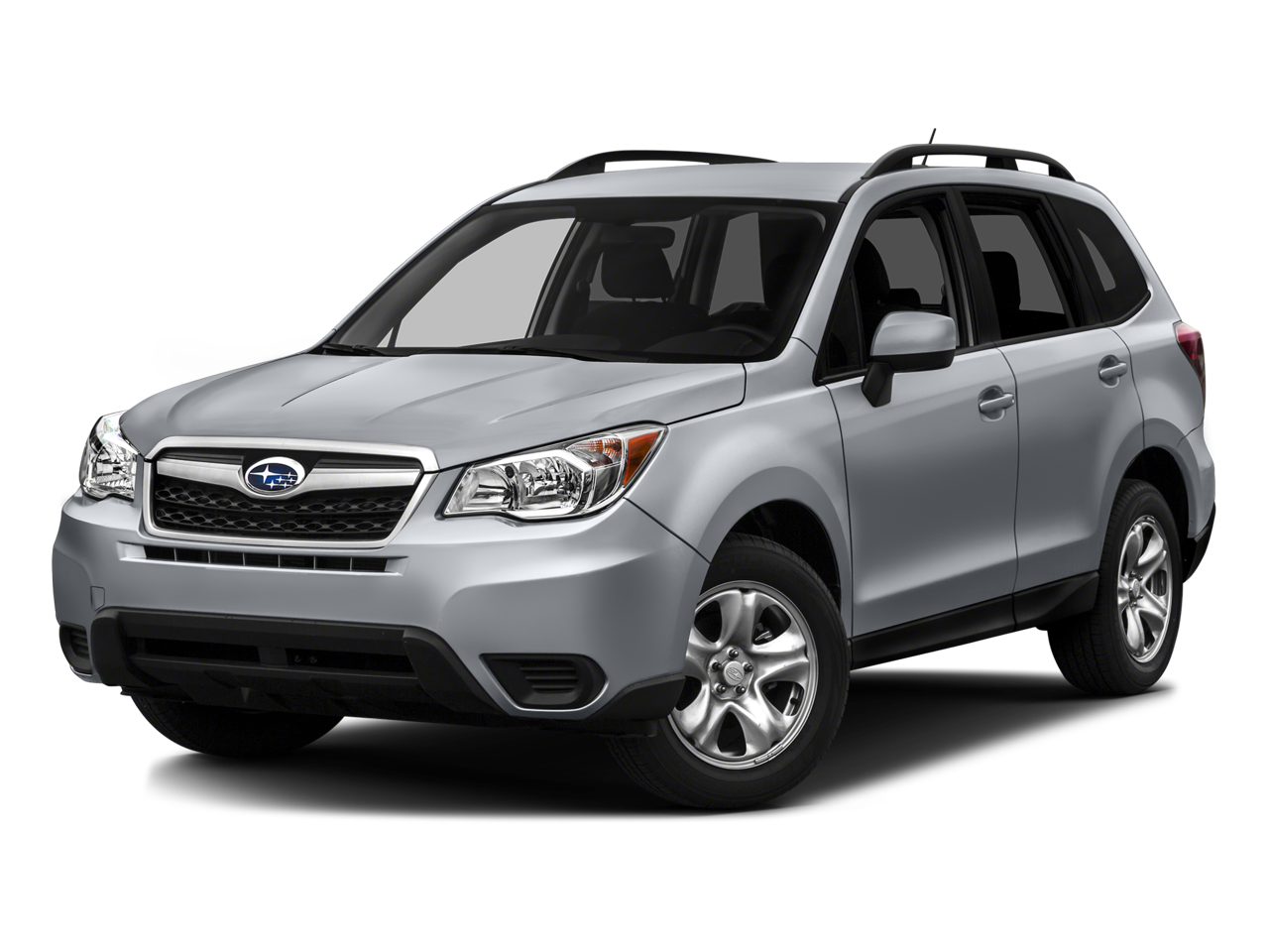 2016 Subaru Forester 2.5i Premium in Ice Silver Metallic — front three-quarter view