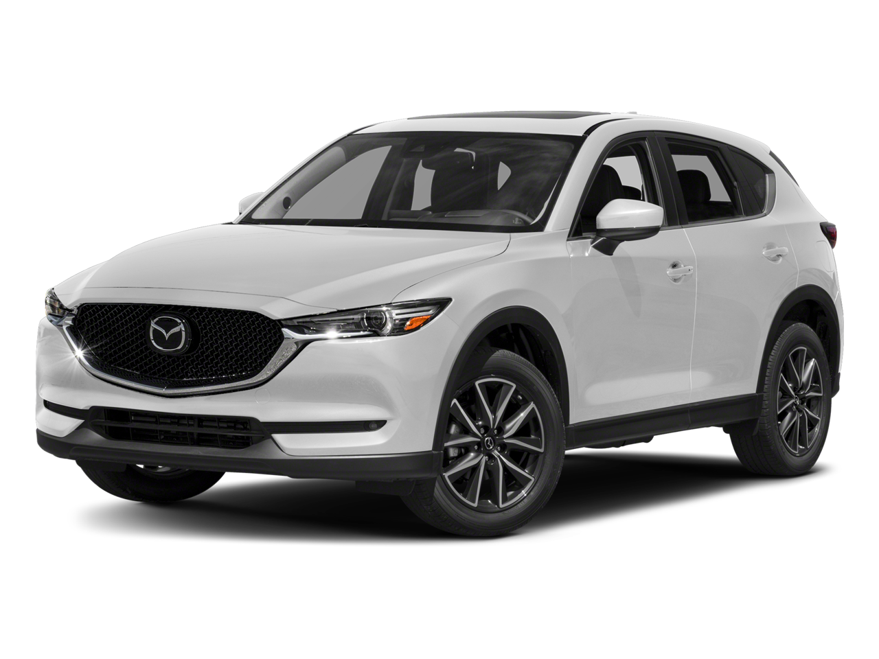 2017 Mazda Mazda CX-5 Grand Touring in Snowflake White Pearl Mica — front three-quarter view