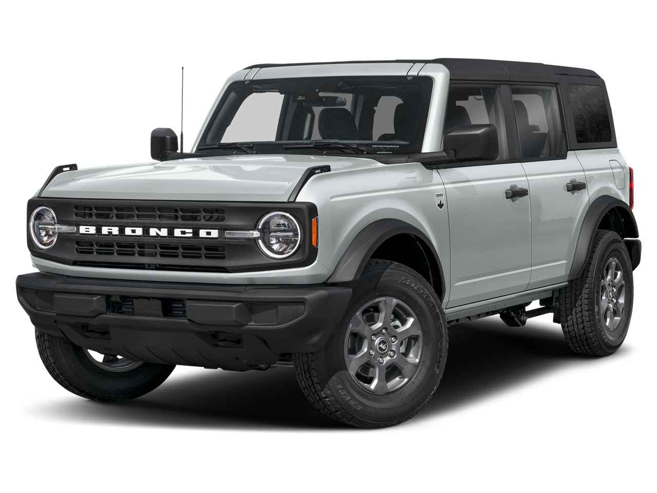 2026 Ford Bronco Big Bend in Velocity Blue Metallic — front three-quarter view