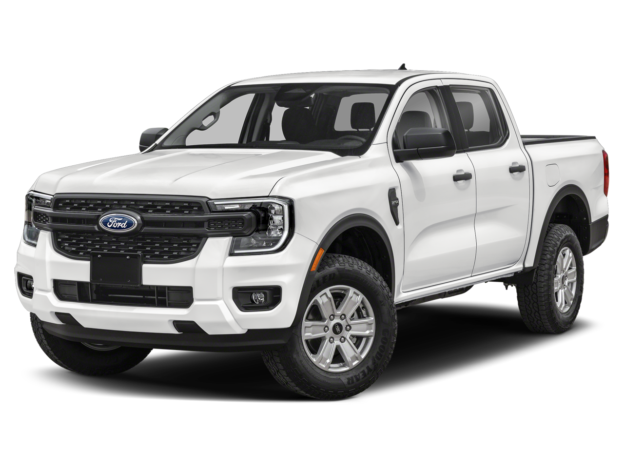 2026 Ford Ranger XL in Oxford White — front three-quarter view