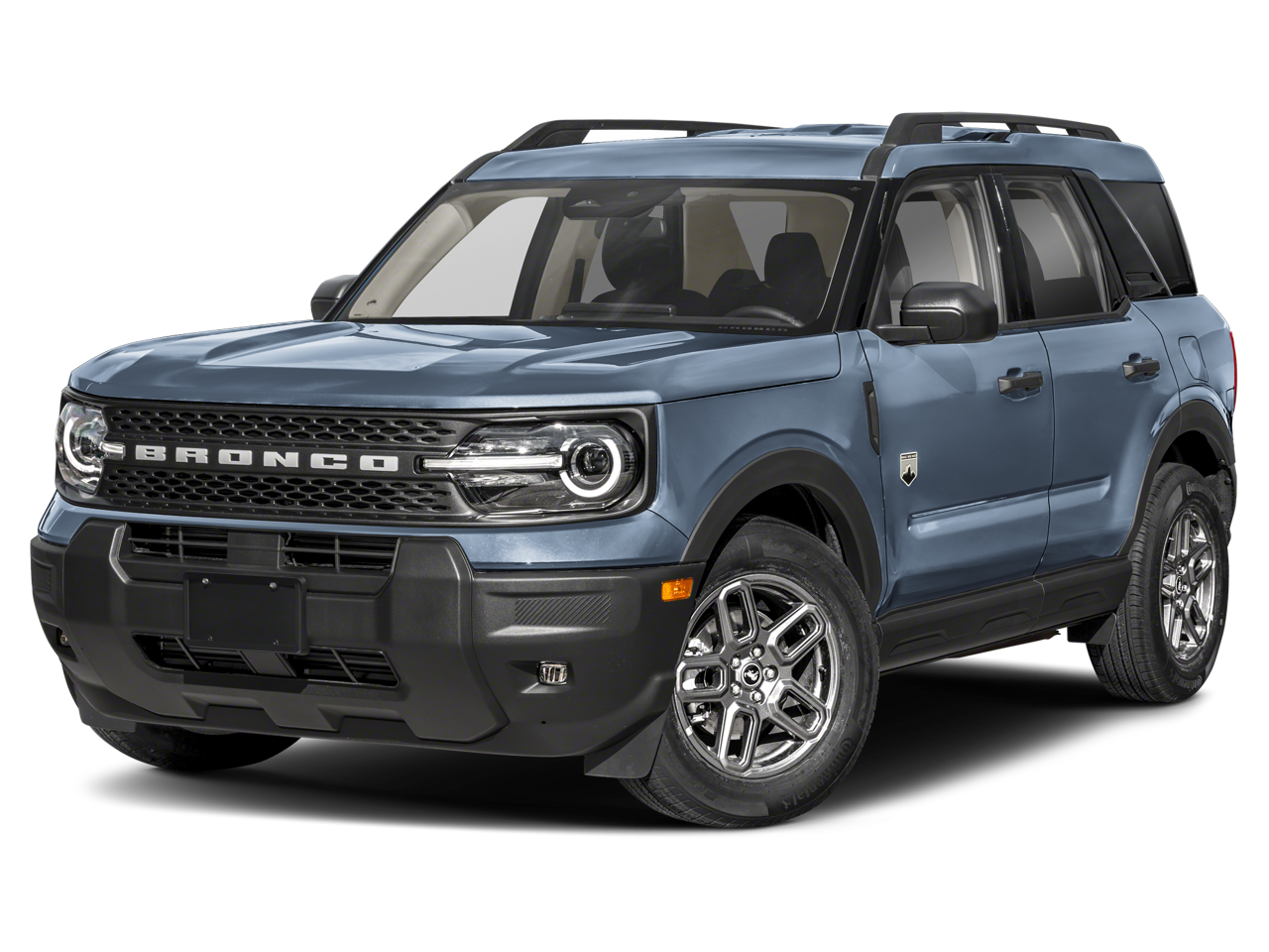 2026 Ford Bronco Sport Big Bend in Space White Metallic — front three-quarter view