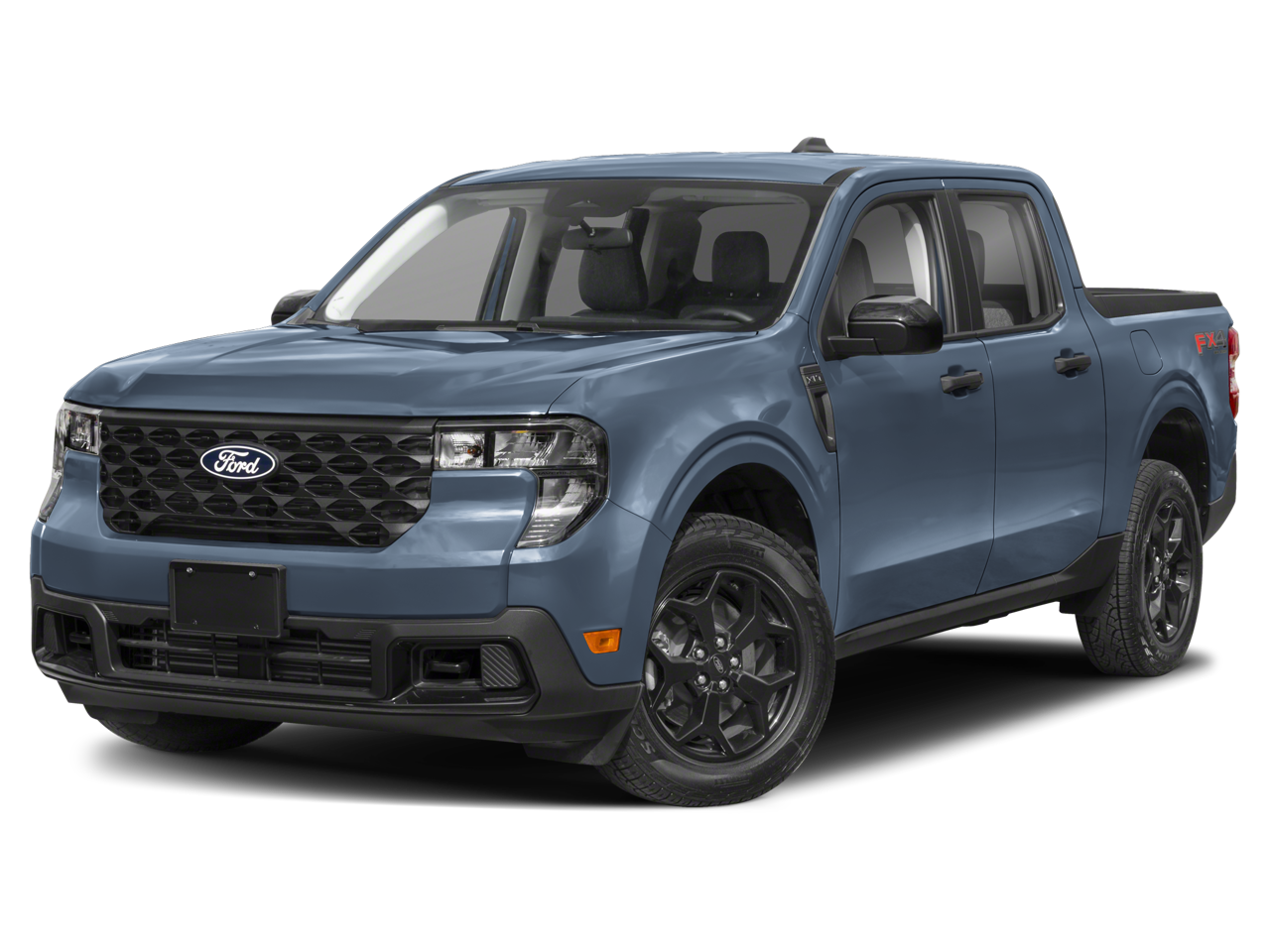 2026 Ford Maverick XLT in Space White Metallic — front three-quarter view