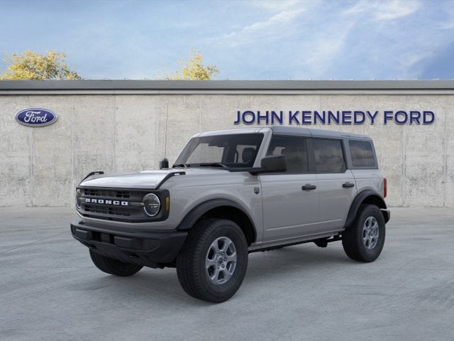 2026 Ford Bronco Big Bend in Avalanche Gray — front three-quarter view