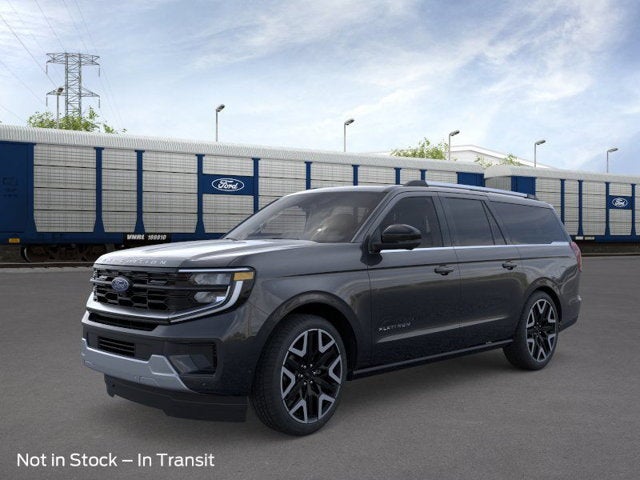 2026 Ford Expedition Max Platinum in Dark Matter — front three-quarter view