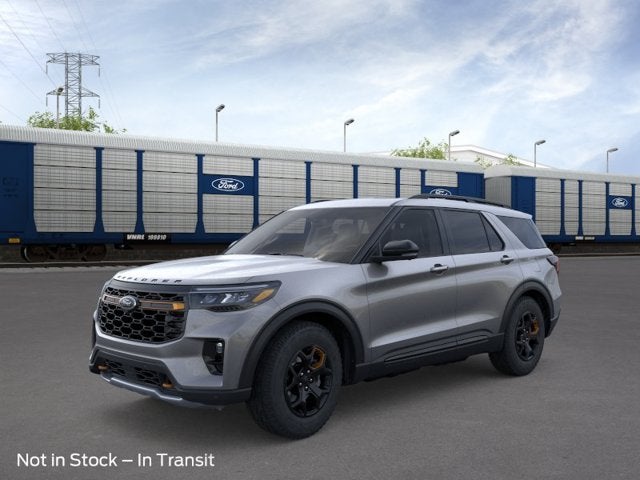 2026 Ford Explorer Tremor in Carbonized Gray Metallic — front three-quarter view