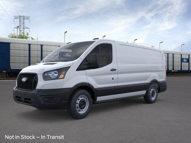 2026 Ford Transit Cargo Van T-150 130" Low Rf 8800 GVWR RWD in Oxford White — front three-quarter view