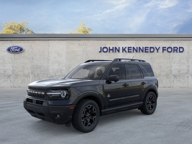 2026 Ford Bronco Sport Outer Banks in Shadow Black — front three-quarter view