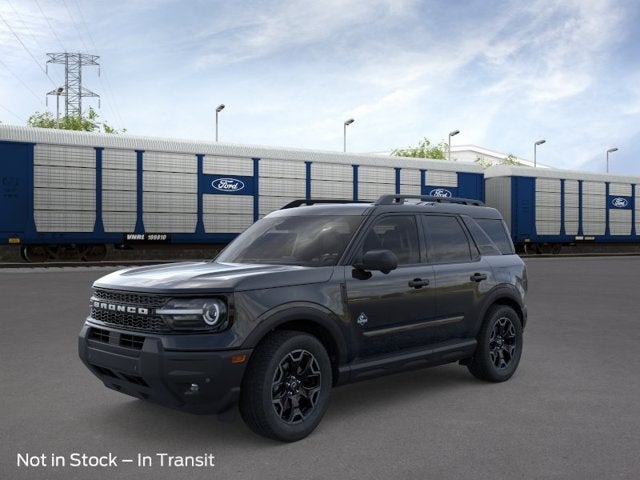 2026 Ford Bronco Sport Outer Banks in Shadow Black — front three-quarter view