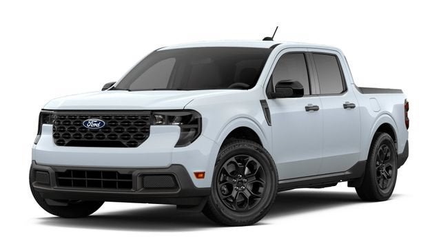 2026 Ford Maverick XLT in Space White Metallic — front three-quarter view