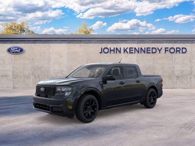 2026 Ford Maverick XLT in Shadow Black — front three-quarter view