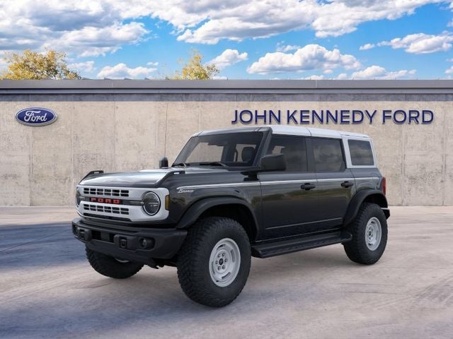 2026 Ford Bronco Heritage Edition in Black — front three-quarter view