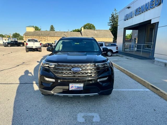 2022 Ford Explorer — rear three-quarter view