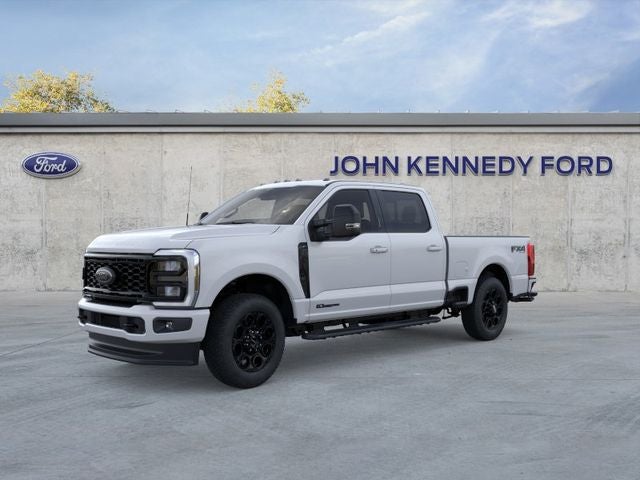 2026 Ford Super Duty F-350 SRW XLT in Oxford White — front three-quarter view