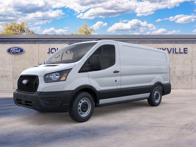 2026 Ford Transit Cargo Van Base in Oxford White — front three-quarter view