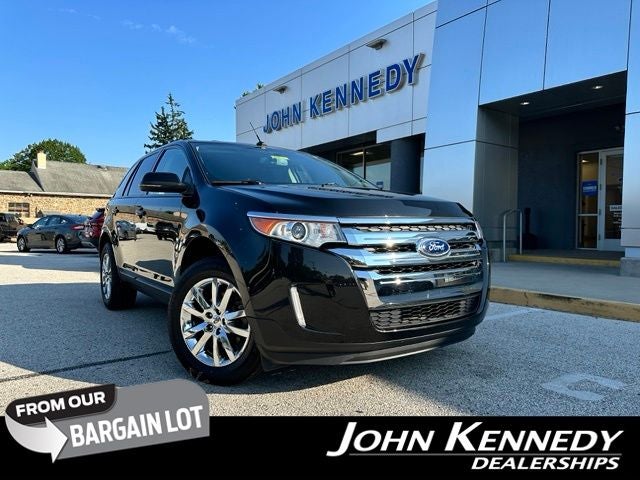 2013 Ford Edge SEL in Tuxedo Black Metallic — front three-quarter view