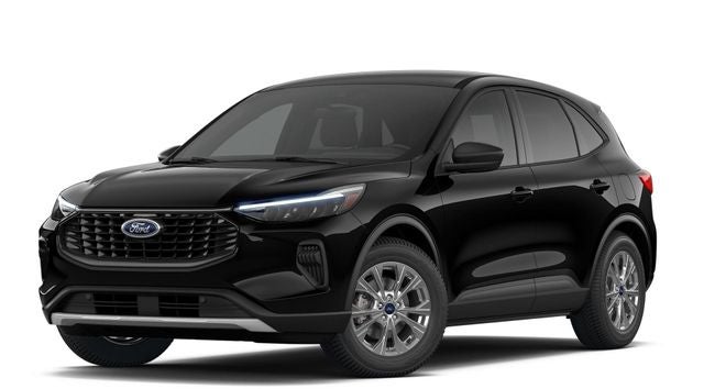 2026 Ford Escape Active in Agate Black Metallic — front three-quarter view