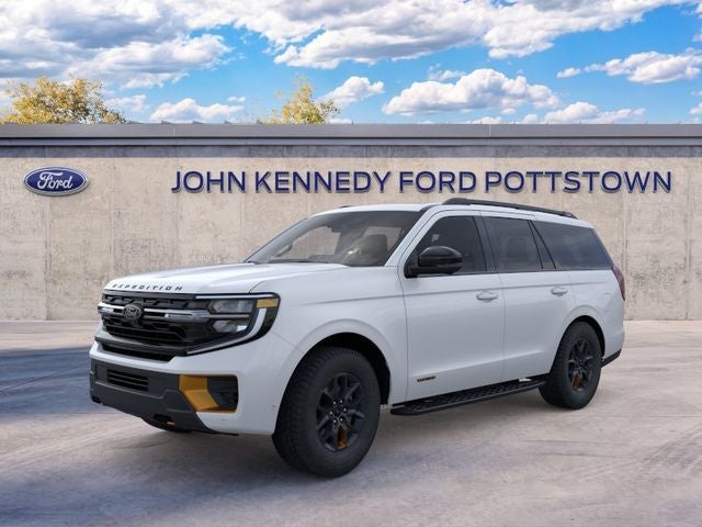 2026 Ford Expedition Tremor in Oxford White — front three-quarter view