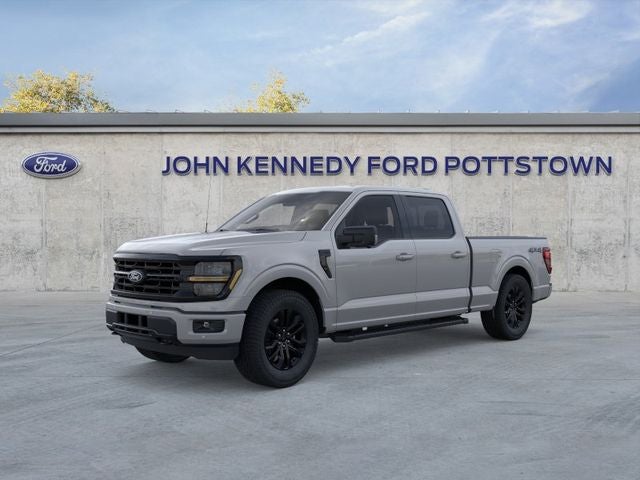 2026 Ford F-150 XLT in Avalanche — front three-quarter view