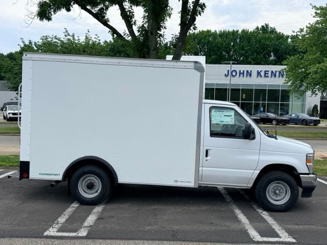 2027 Ford E-350SD Base Commercial in Oxford White — front three-quarter view
