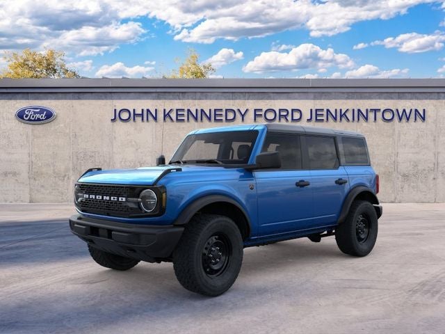 2026 Ford Bronco Big Bend in Velocity Blue Metallic — front three-quarter view