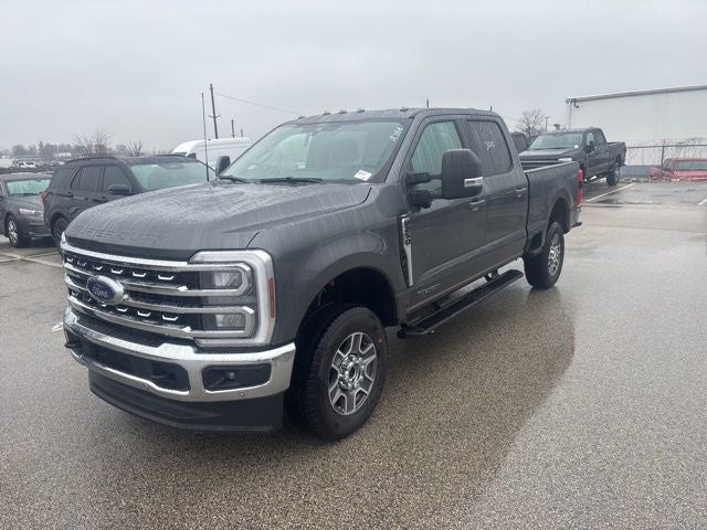 2026 Ford F-250SD Lariat in Gray Metallic — front three-quarter view