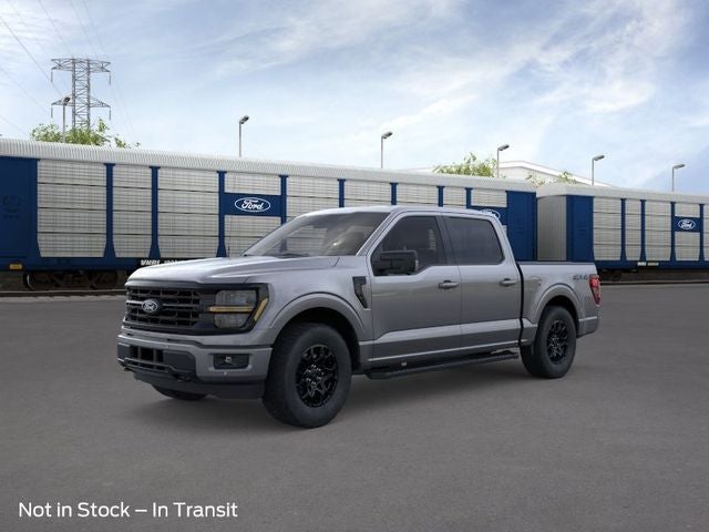 2026 Ford F-150 XLT in Gray Metallic — front three-quarter view