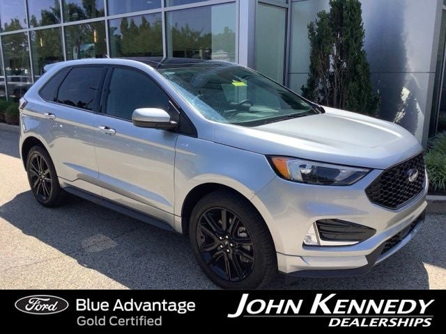 2024 Ford Edge ST Line in Silver Metallic — front three-quarter view