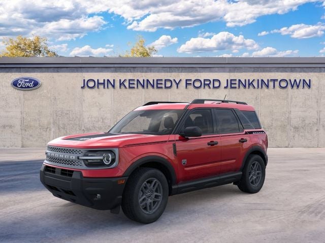2026 Ford Bronco Sport Big Bend in Ruby Red Metallic — front three-quarter view