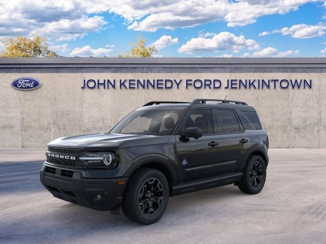 2026 Ford Bronco Sport Outer Banks in Shadow Black — front three-quarter view