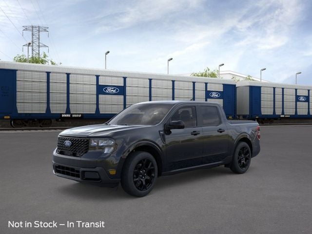 2026 Ford Maverick XLT in Shadow Black — front three-quarter view