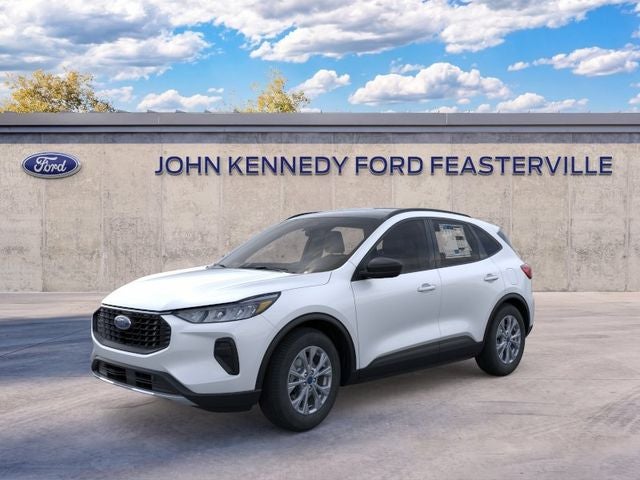 2026 Ford Escape Active in Space Silver Metallic — front three-quarter view