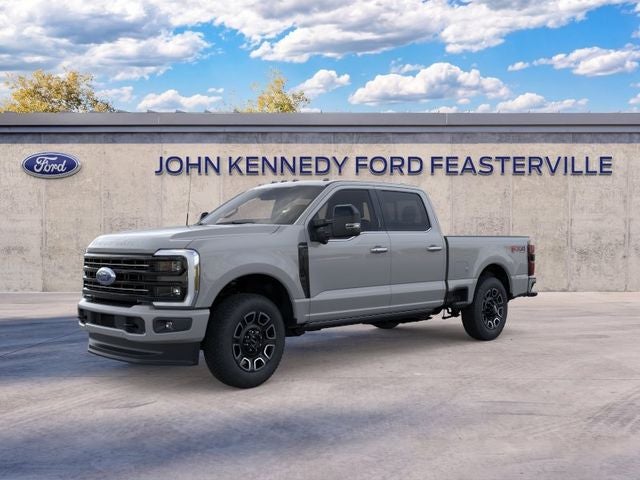 2026 Ford F-250 Platinum Pickup in Avalanche — front three-quarter view