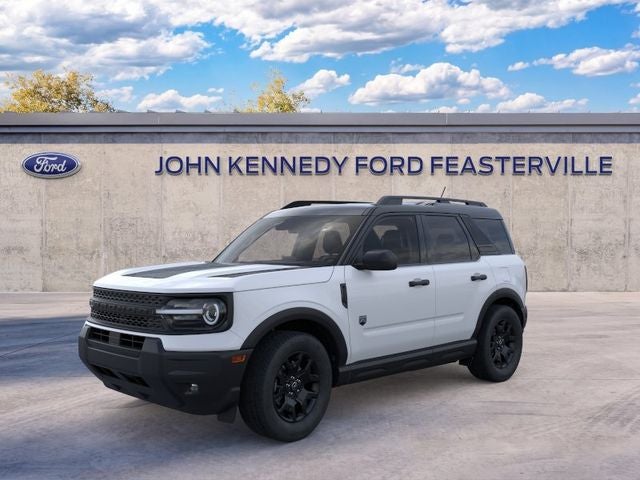 2026 Ford Bronco Sport Big Bend in Space White Metallic — front three-quarter view