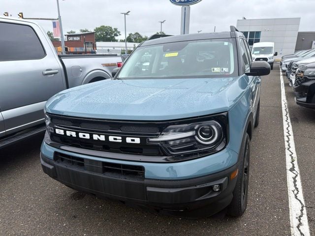 2021 Ford Bronco Sport Outer Banks in Area 51 — front three-quarter view