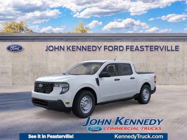 2026 Ford Maverick XL in Oxford White — front three-quarter view