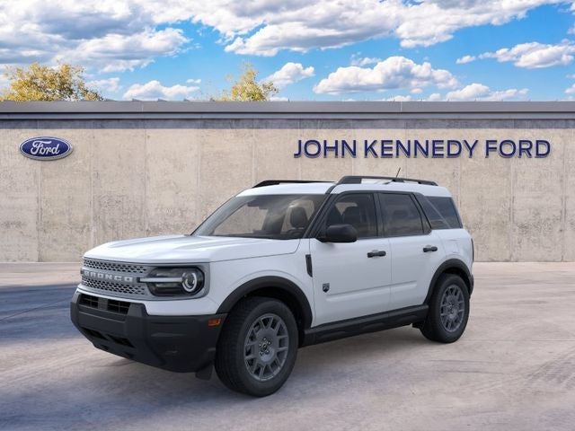 2026 Ford Bronco Sport Big Bend in Space White Metallic — front three-quarter view