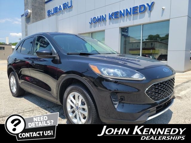 2020 Ford Escape SE in Agate Black Metallic — front three-quarter view