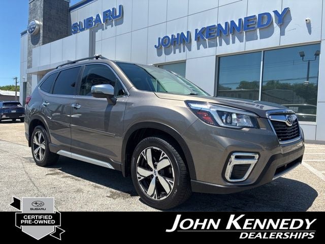 2019 Subaru Forester Touring in Sepia Bronze Metallic — front three-quarter view