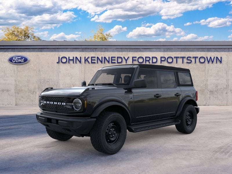 2026 Ford Bronco Big Bend in Shadow Black — front three-quarter view