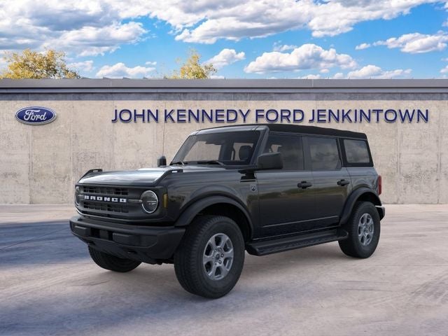 2026 Ford Bronco Big Bend in Shadow Black — front three-quarter view