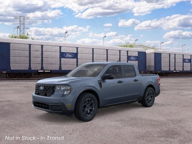 2026 Ford Maverick XLT in Azure Gray Metallic Tri-Coat — front three-quarter view
