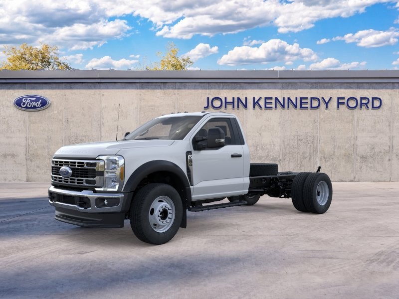 2026 Ford Chassis Cab F-600 XL in Oxford White — front three-quarter view