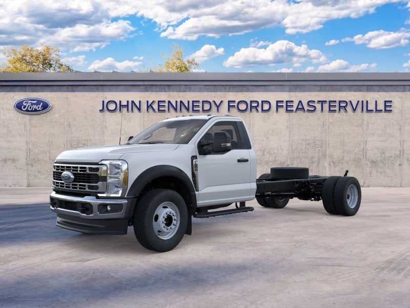 2026 Ford Chassis Cab F-600 XL in Oxford White — front three-quarter view