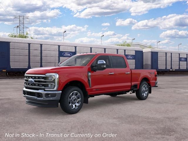 2026 Ford Super Duty F-250 Lariat in Race Red — front three-quarter view