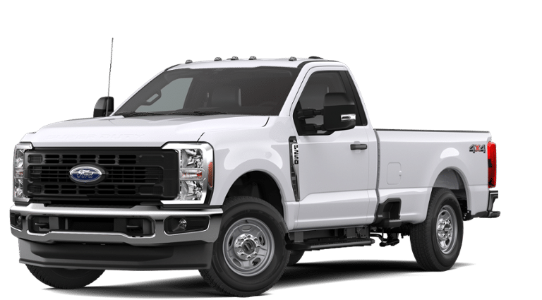 2026 Ford Super Duty F-250 XL in Oxford White — front three-quarter view