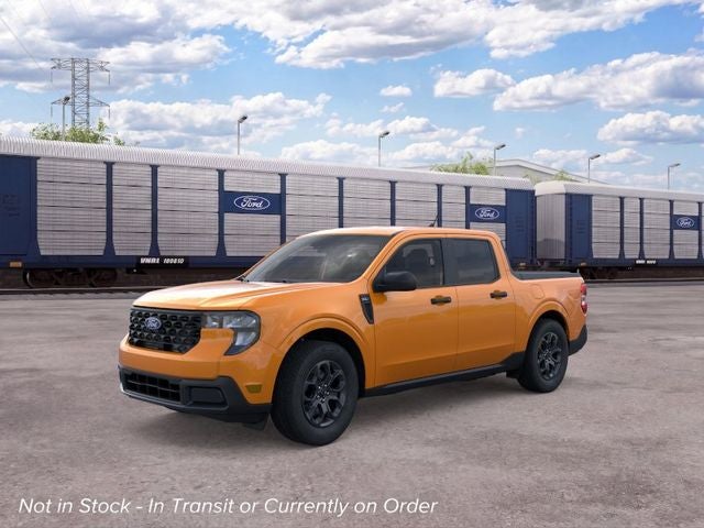 2026 Ford Maverick XLT in Orange Fury Metallic Tri-Coat — front three-quarter view