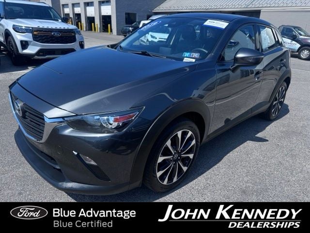 2019 Mazda Mazda CX-3 Touring in Machine Gray Metallic — front three-quarter view