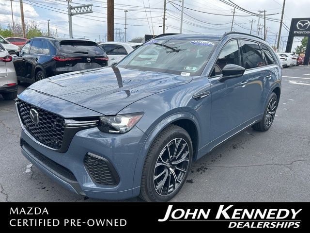 2025 Mazda Mazda CX-70 3.3 Turbo S Premium in Gray Metallic — front three-quarter view