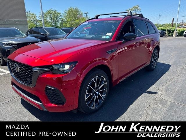2025 Mazda Mazda CX-70 3.3 Turbo S Premium in Soul Red Crystal Metallic — front three-quarter view