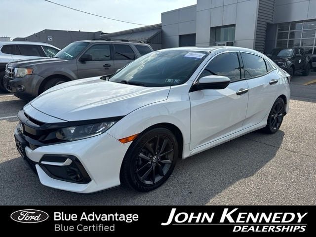 2021 Honda Civic — rear three-quarter view